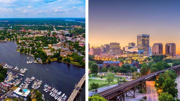 Is it cheaper to live in maryland or virginia
